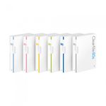 Munhwa High-Capacity Index Clear File F525A-7 with Protective Case | A4 Size | 80 Pockets | 6 Color Options | Professional Archiving | Made in Korea